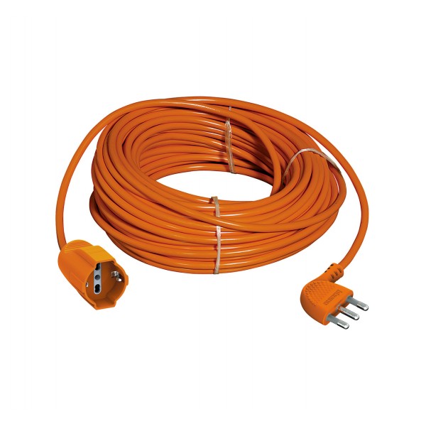 Bticino, garden prolunga flessibile lunghezza 15 m con spina arancio