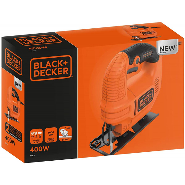 Seghetto alternativo compatto 400 w Black+Decker DKS501-QS