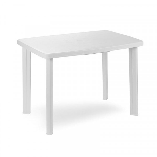 Tavolo da giardino componibile Faretto 101x68x72 cm bianco