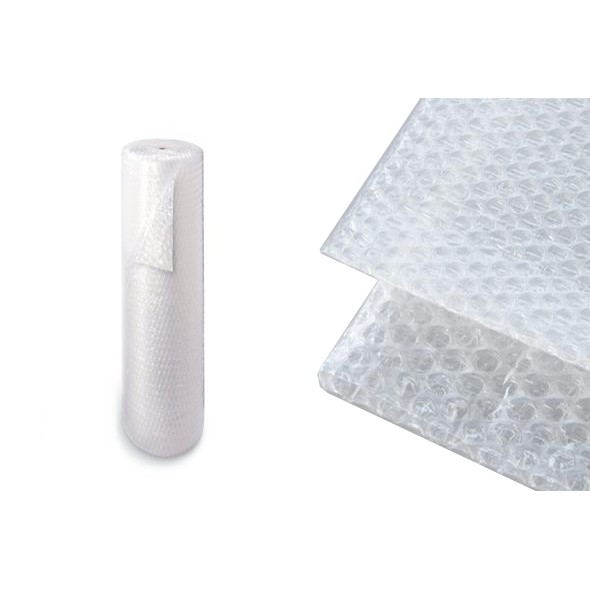Pluriball per imballaggio 10 mt x 100 cm rotolo 42 gr / mq trasparente   