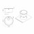 Lavello cucina 1 vasca tonda inox spazzolato Apell Circum diametro 43,5 cm