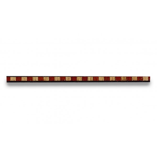 Intarsio acero / rose 2,5x5 mm 1 mt legno naturale