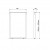 Gamba danese serie BS1 altezza regolabile 820/900 cm cromato lucido