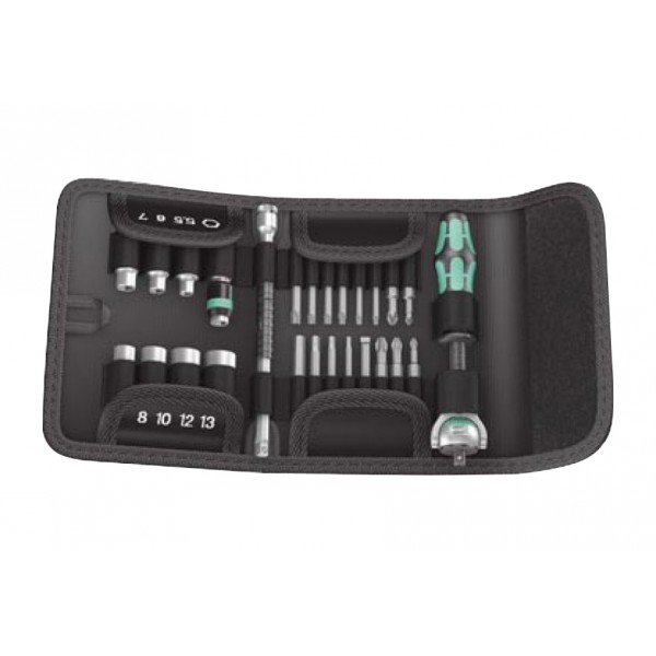 Chiave cricchetto flex + bussole + inserti (26 pz)