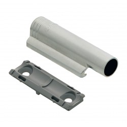 Piastrina supporto dritta 59x20 zinco nichelato