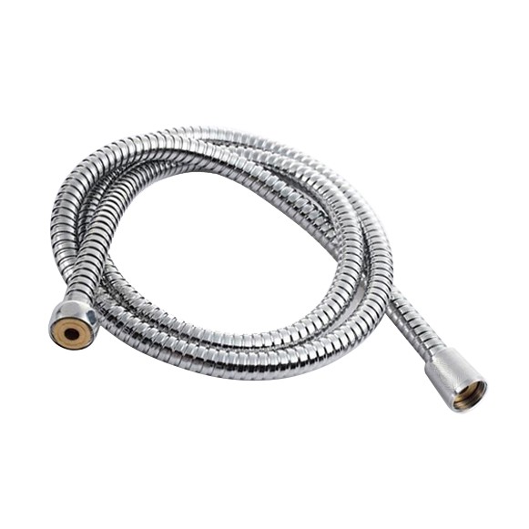 Tubo flessibile estensibile per doccia e doccetta da 150 a 200 cm attacco universale cromo