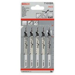 Set lame t 101 br seghetti l 100 mm legno (5 pz)