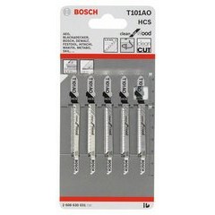 Set lame t 101 ao seghetti l. 83 mm legno (5 pz)