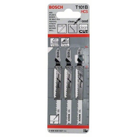 Set lame t 101 b seghetti l. 100 mm legno (3 pz)