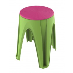 Sgabello impilabile in plastica multiuso leggero...