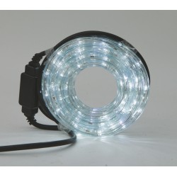 Tubo led bianco freddo 6 mt per addobbi natalizi 3v...