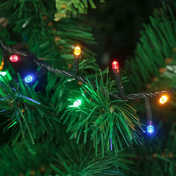 Luci di Natale per interni e esterni 180 LED multicolore 9 mt con controller