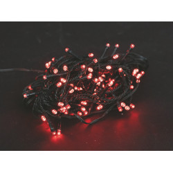 Luci di Natale 180 LED rosso 9 mt con controller