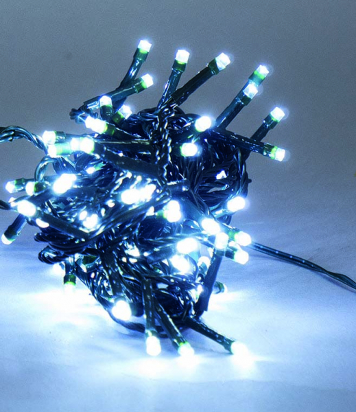 Luci di Natale per esterno 300 led bianchi 17 mt comprensivo di controller