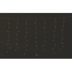 Luci di Natale tenda luminosa 96 led 3x1 mt bianco