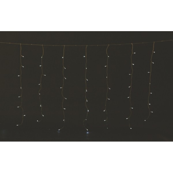 Luci di Natale tenda luminosa 96 led 3x1 mt bianco