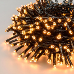 Luci di Natale 2000 led bianco caldo 80mt filo luci...
