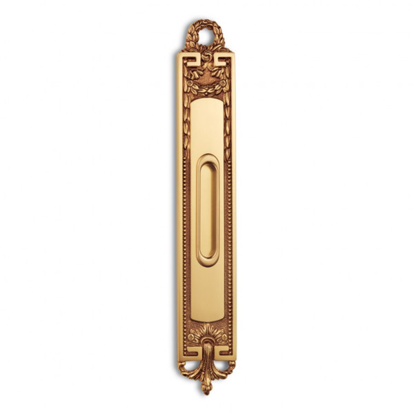 Placca incasso Salice Paolo Versailles cieca patinato oro vecchio