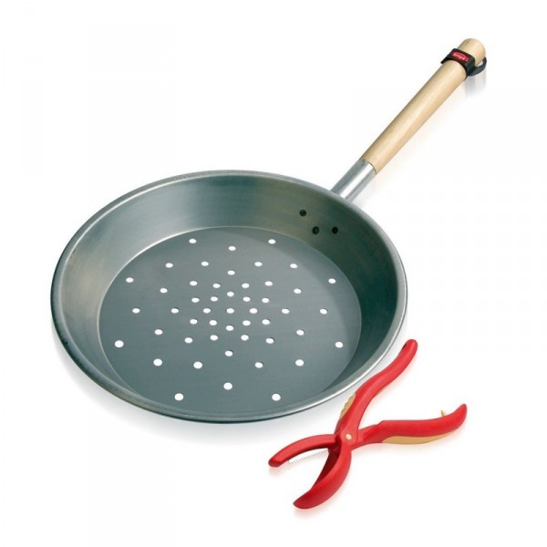 Padella in metallo ø 26 cm con tagliacastagne midi snips