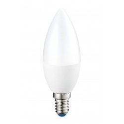 Lampadina led oliva opale a+ 5 / 40 w e14 l/neutra