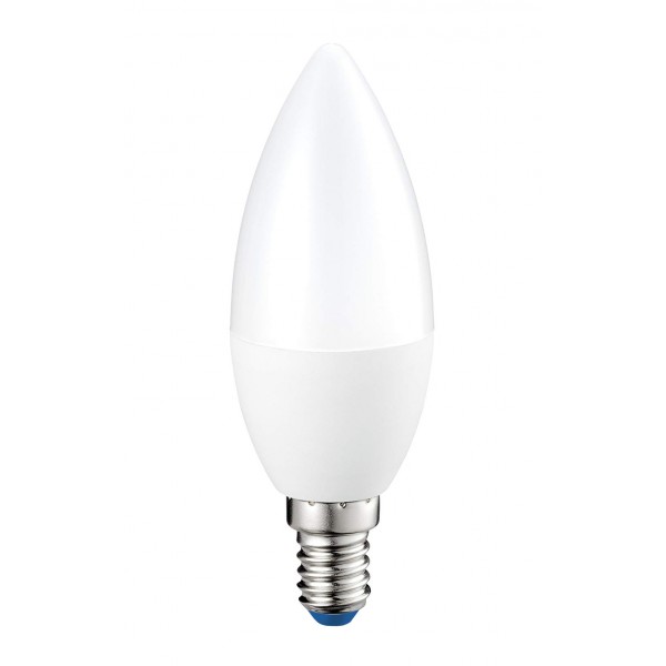 Lampadina led oliva opale a+ 5 / 40 w e14 l/neutra