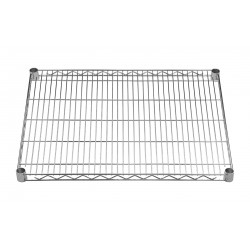 Ripiano mini-iron per scaffalature 35x35cm cromo