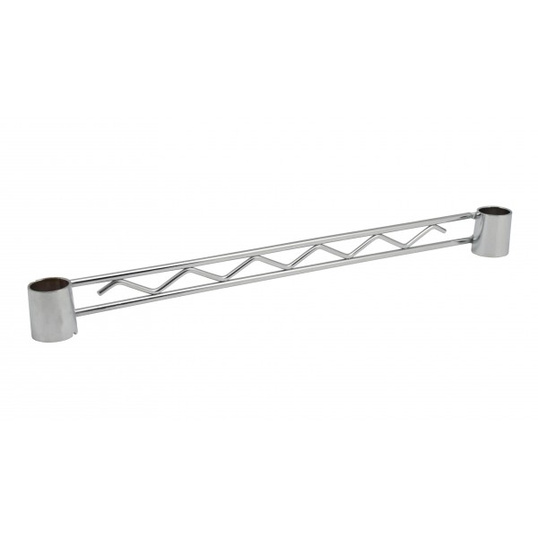 Barra di collegamento in metallo 35,5 cm per scaffalatura modulare iron cromo