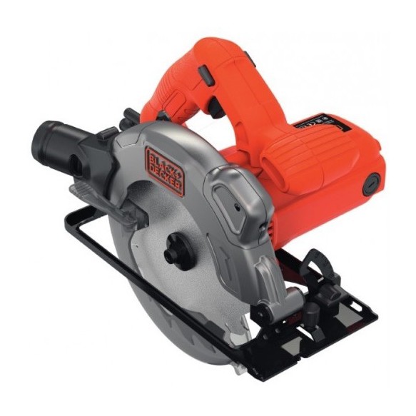 Sega circolare 1250 w d. 190 mm guida laser + accessori cs1250l-qs black+decker
