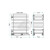Portabiancheria quadro a estrazione manuale con staffe 60x45cm Inoxa 2123S cromo