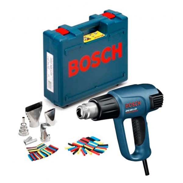 Termosoffiatore Bosch Professional GHG 660 LCD 2300W 50-660°C con accessori