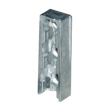 Giunto femmina per pannello/ripiano solid 52x17 mm