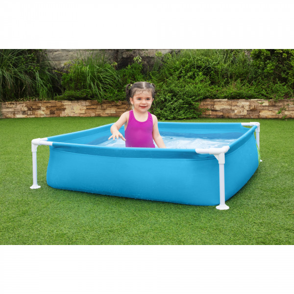Piscina per bambini Bestway 56217 Steel Pro Frame 122x122x30,5 cm
