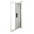 Zanzariera a rullo in alluminio 160x250cm per porta orizzontale bianca