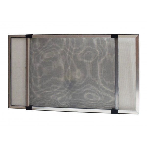 Zanzariera scorrevole 50x70x132cm c/spazzolino all