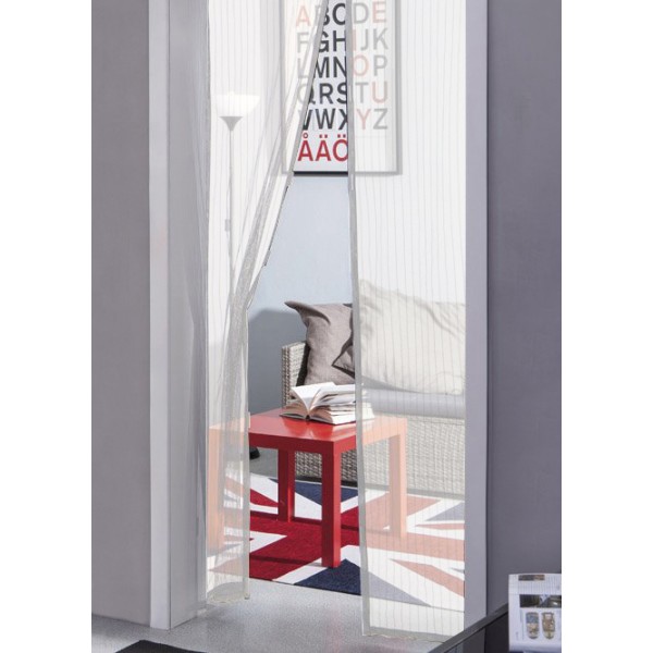 Zanzariera magnetica per porta 120x240cm bianca