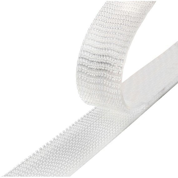 Velcro 1x500 cm in poliestere trasparente