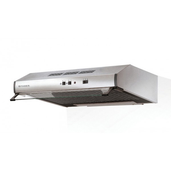 Cappa 2740 incasso 365 m3 60 cm inox