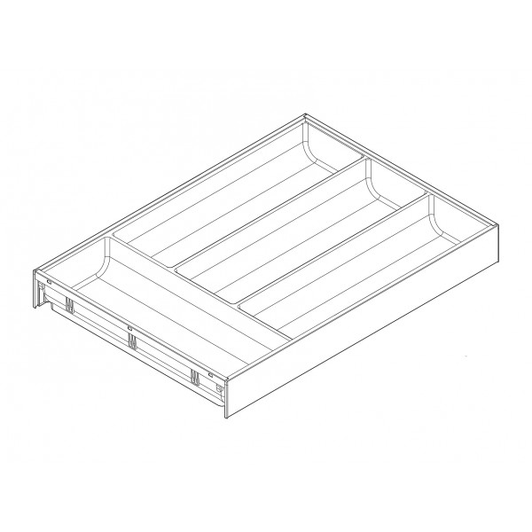 Portaposate ambia-line legrabox 450x300 mm grigio