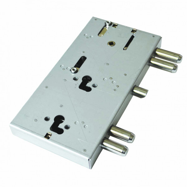 Serratura di sicurezza Mottura 89F310D00Q doppia ad applicare FERBONA triplice cilindro europeo per porte blindate