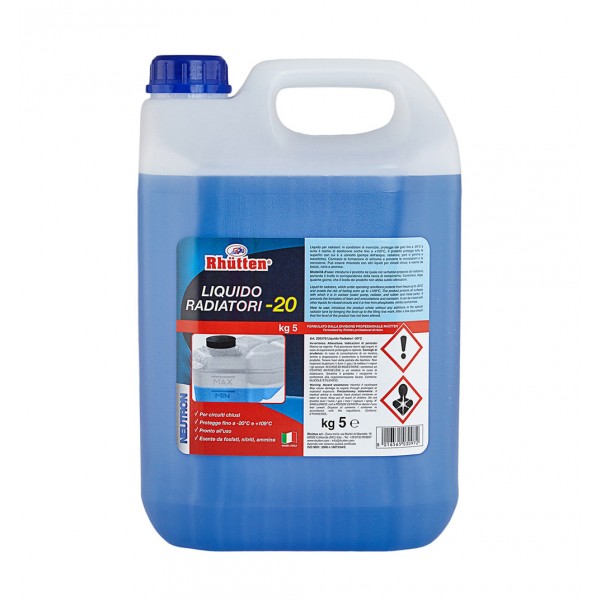 Liquido radiatori auto blu 5 kg antigelo - 20°c rhutten