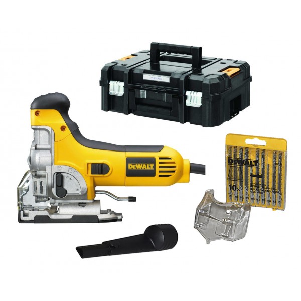 Seghetto alternativo 701 w impugnatura sul corpo + accessori e valigetta dewalt