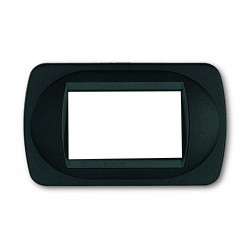 Coprinterruttore living international 7 posti nero