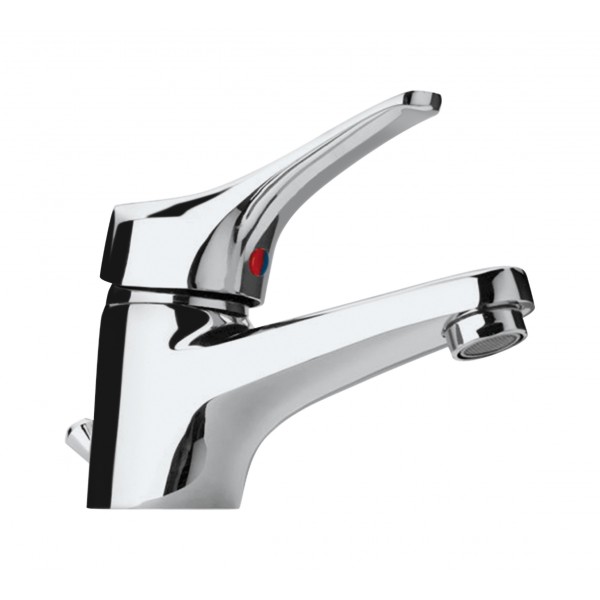 Miscelatore per lavabo con scarico automatico cromato Pilot Paini