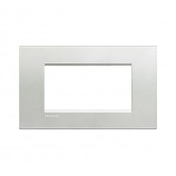 Ll - placca 4p 142x86 mm colore argento