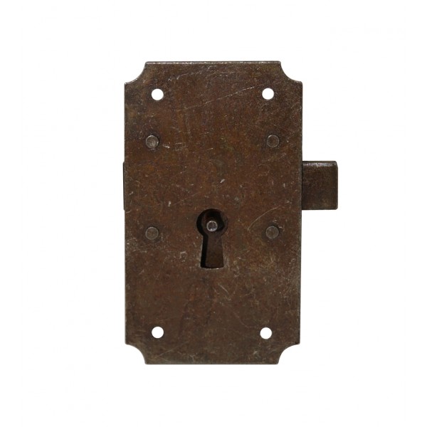 Serratura redosso e.25 / 50x90 mm ferro vecchio