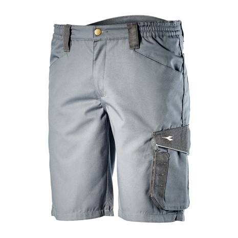 Bermuda poly grigio acciaio tg. l