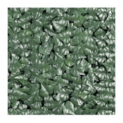 Siepe artificiale Ivy Eco 100x300 cm verde scuro