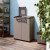 Armadio basso in resina per raccolta differenziata split 68x39x92 cm kis grigio