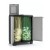 Armadio basso in resina per raccolta differenziata split 68x39x92 cm kis grigio