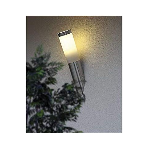 Lampione da giardino Eglo Helsinki 81753 39cm acciaio inox